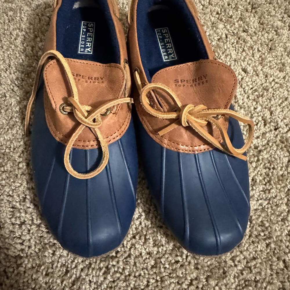 Sperry Women’s Blue and Brown Top-Sider Shoes